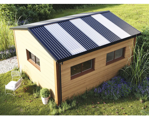 Polycarbonaat lichtpaneel H12 UV1 2000 x 905 x 0,9 mm (geschikt voor trapeziumvormige plaatpanelen H12)