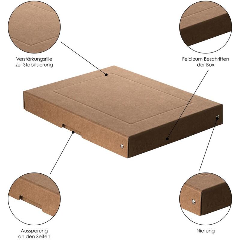 PureBox Nature A4 40mm - Brun