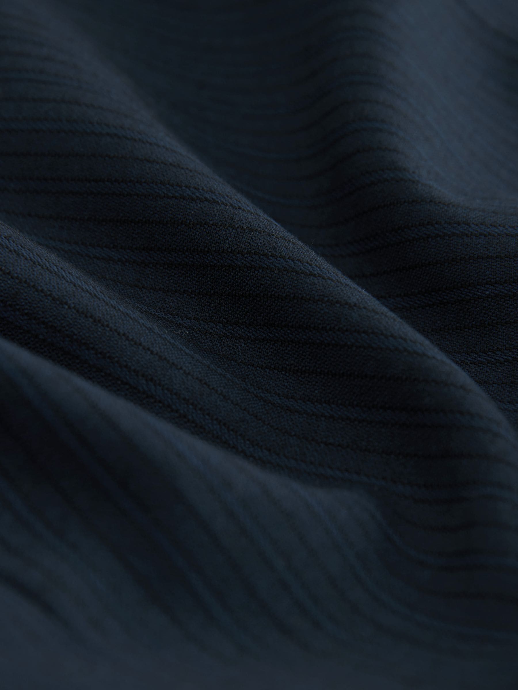 Marineblauw - Gestreept slim-fit colbert