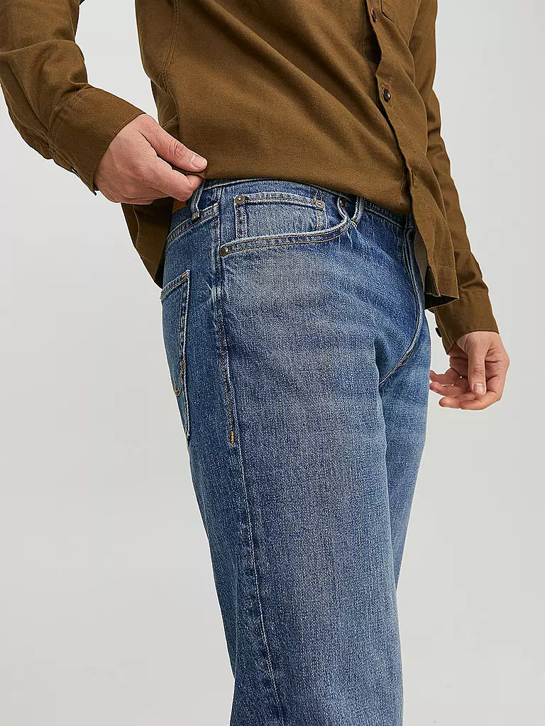 JACK & JONES Jeans Loose Fit JJCHRIS blau