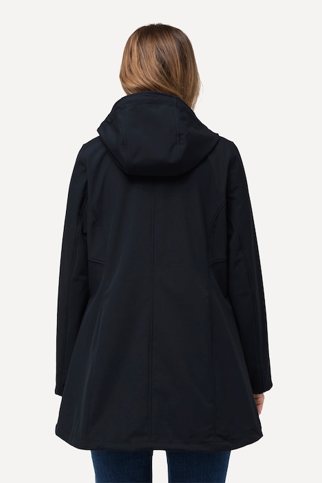 HYPRAR Softshelljacke, wasserabweisend, Fleecefutter, Kapuze