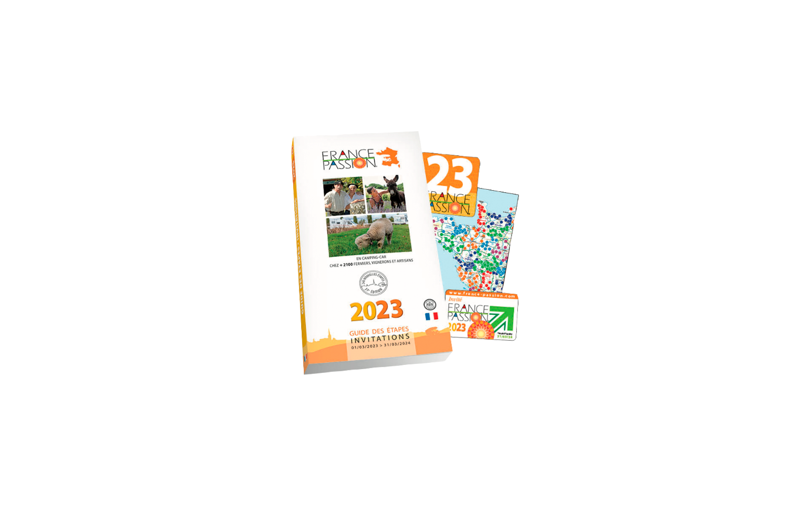 France Passion Guide des Etapes Invitations 2023 Reiseführer