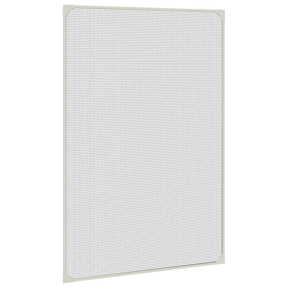 Moustiquaire magnétique pour fenêtres blanc 80x120 cm