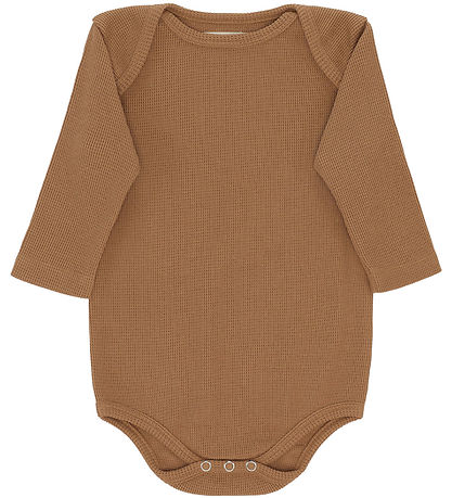 Monsieur Mini Body l/ä - Waffel - Sauger Brown