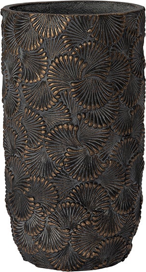 Intratuin bloempot Ivana zwart D 31 H 55 cm