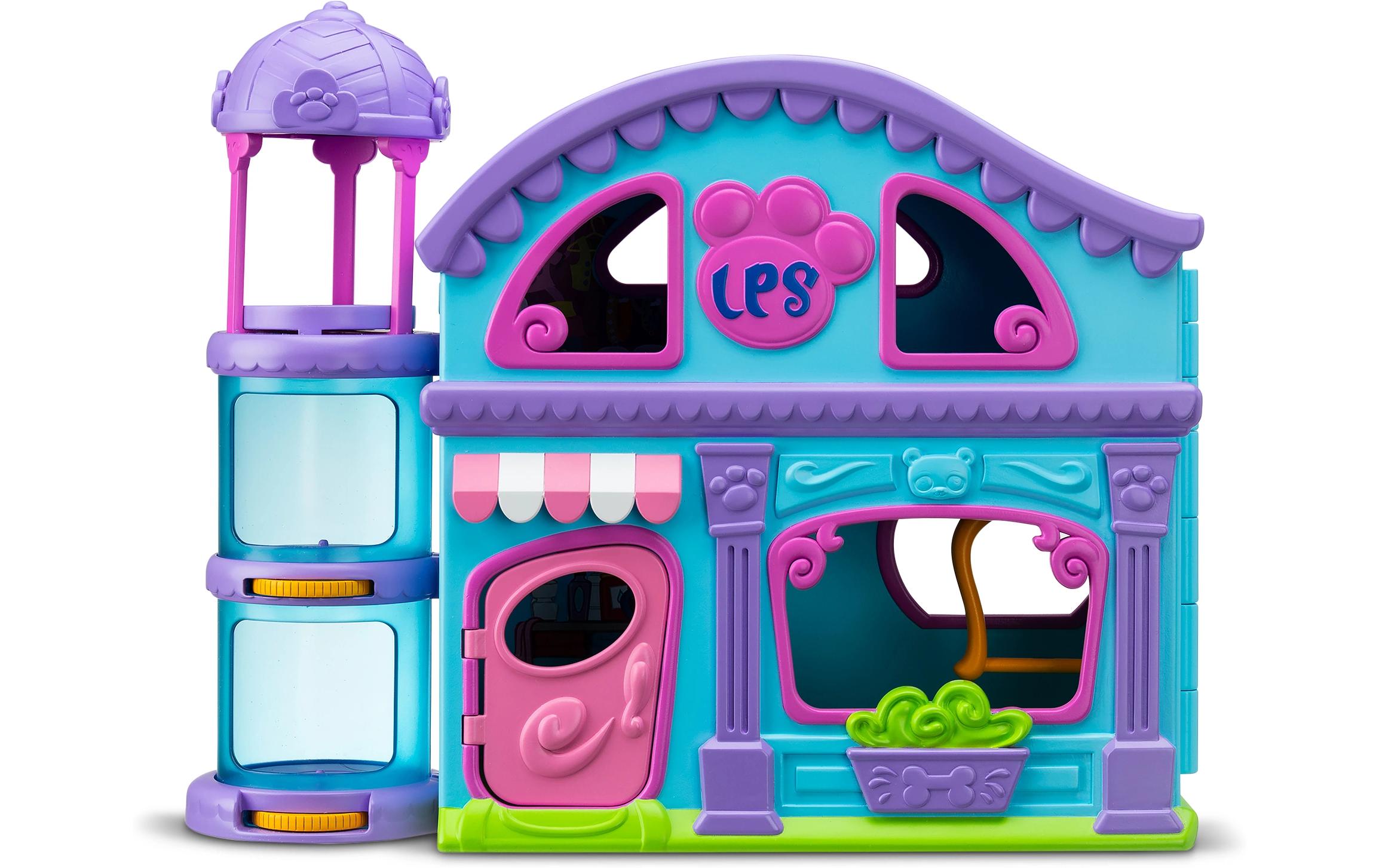 Spielfigurenset Littlest Pet Shop Petshop HouseSpielset mit 20 Accessoires