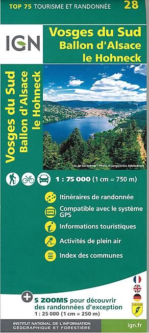 IGN - TOP 75 VOSGES DU SUD