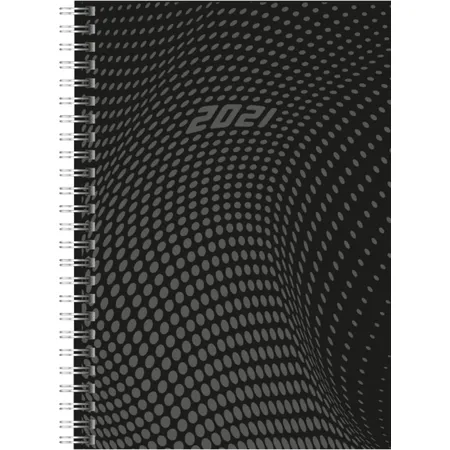 rido/idé Buchkalender 2021 Blattgröße 14,8 x 21 cm A5 schwarz