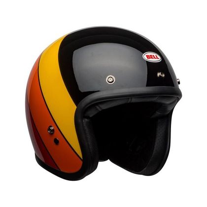 Casque Bell CUSTOM 500 - RIFF - Jaune / Rouge
