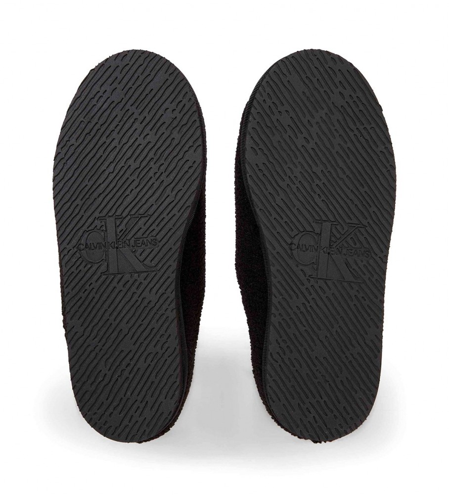 Calvin Klein Jeans Pantuflas Home Clog Surfaces preto