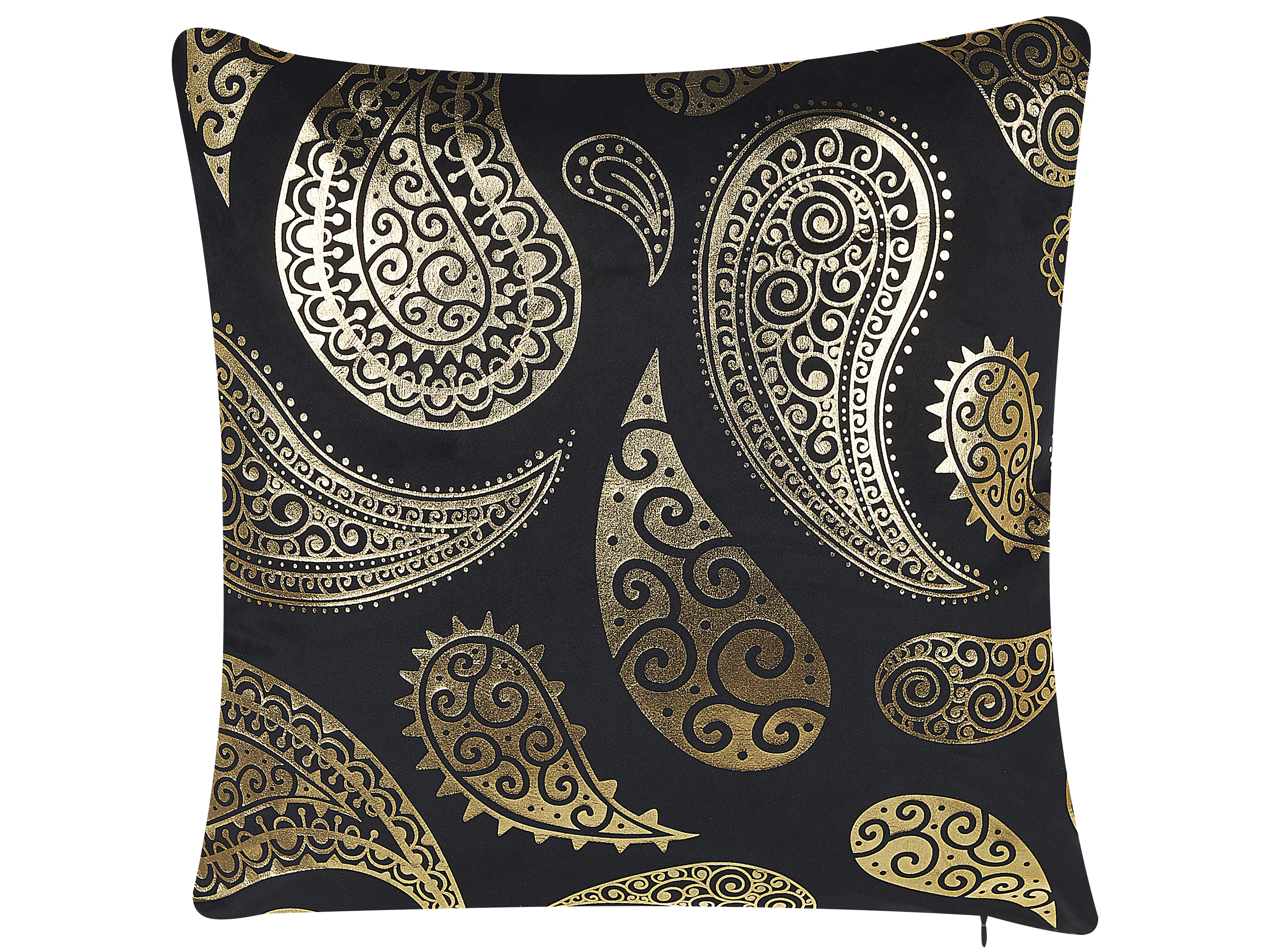 Set van 2 sierkussens URSINIA Fluweel 45 x 45 cm Goud oosters patroon