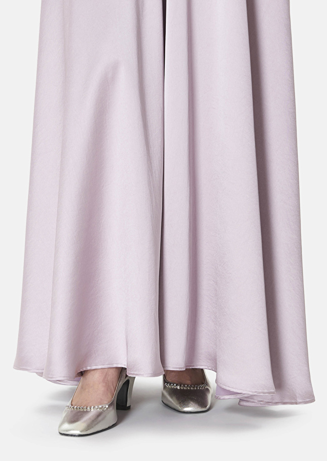 Jupe Joyaviolette en satin fluide