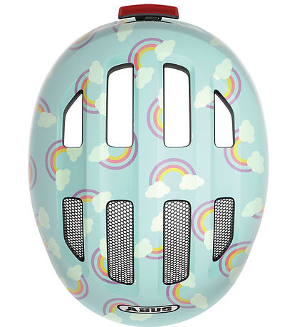Abus Fahrradhelm - Smiley 3.0 LED - Blue Rainbow