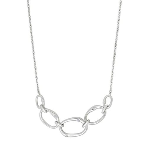Joanli Nor Nytte Halskæde, Rhd Silver, 42 3 cm