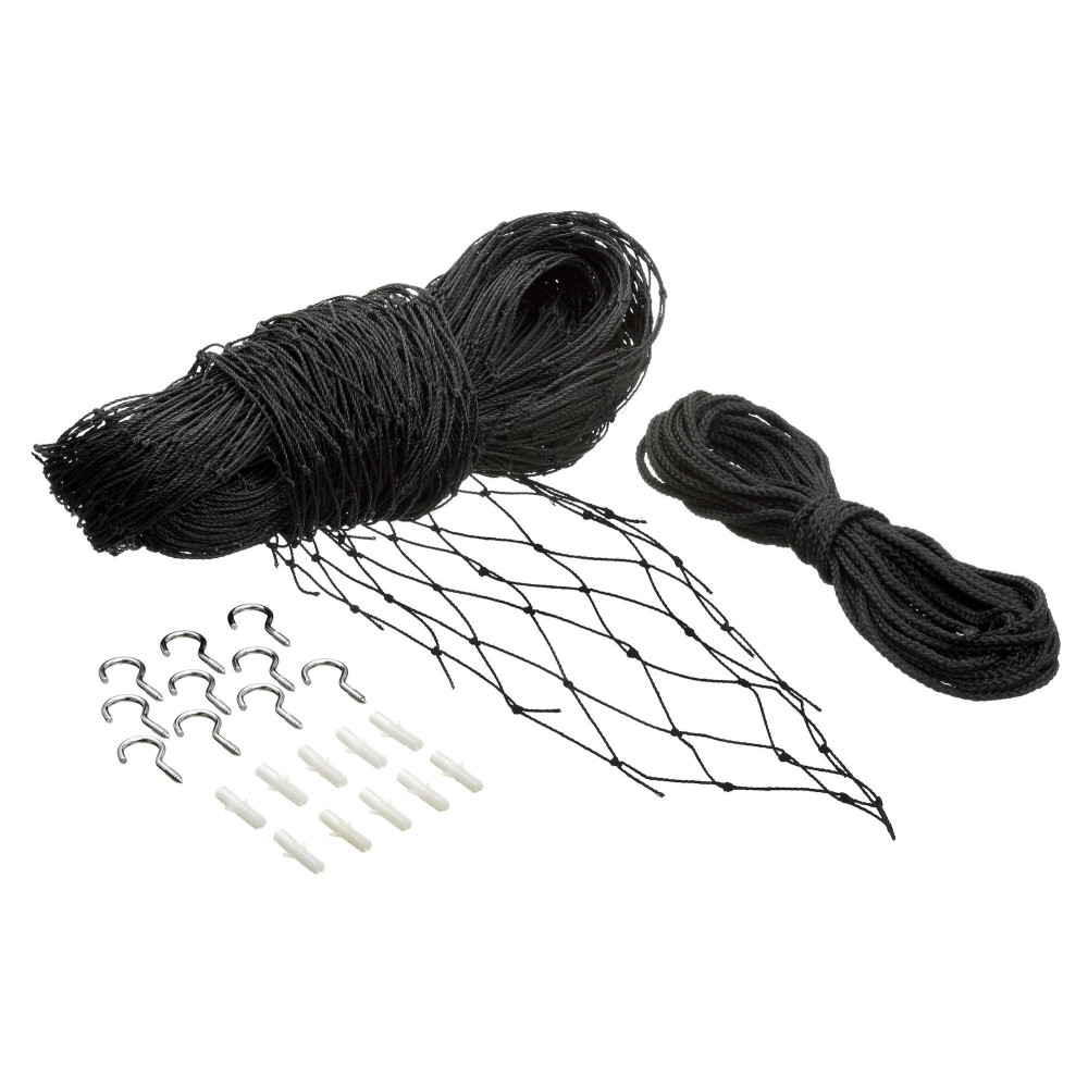 Filet de sécurité sekura noir 3 x 2 mètres pour chat
