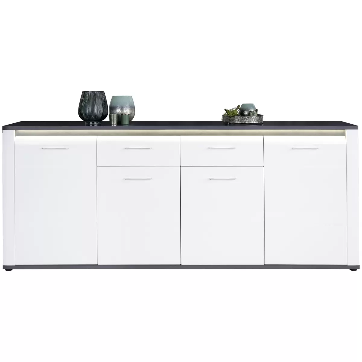 Sideboard Alassio weiss,grau