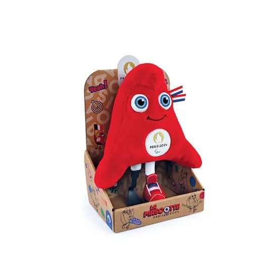Peluche mascotte officielle Jeux Paralympiques Paris 2024   de               Doudou et Compagnie