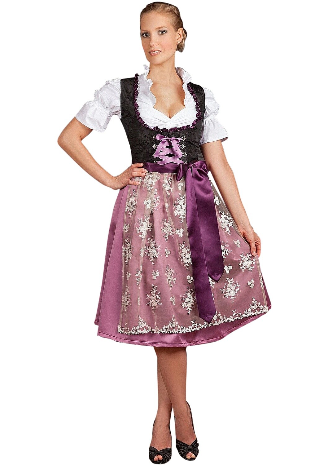Midi Dirndl 2-teilig Alpentraum