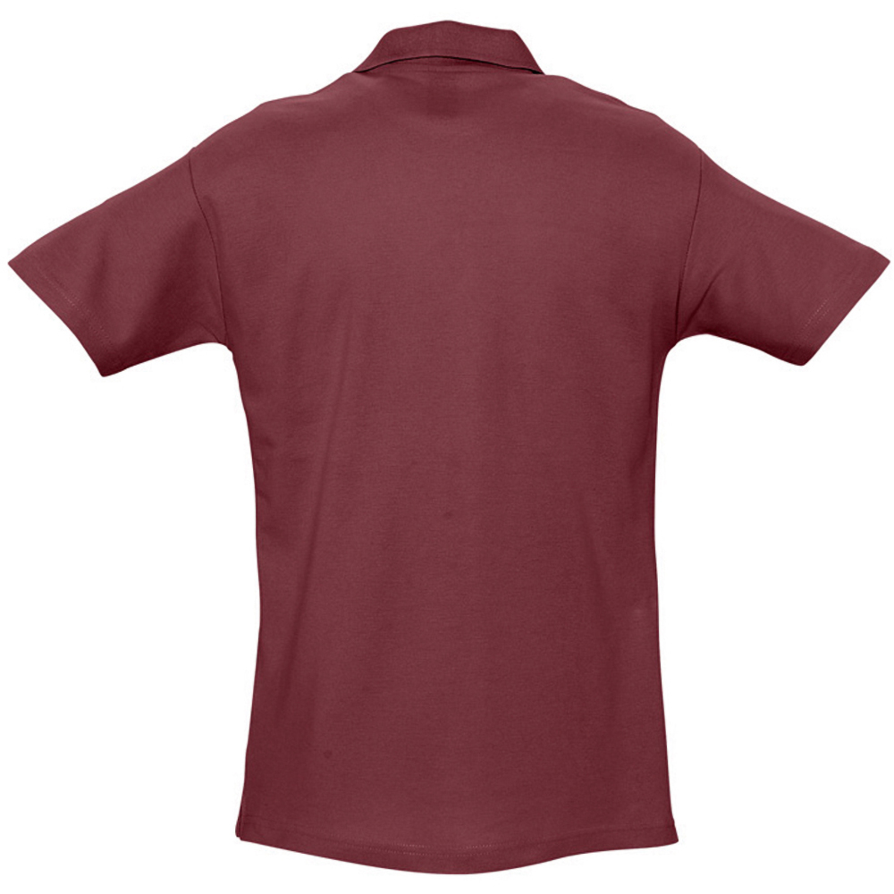 Camisa polo de manga curta lisa Sols Spring II, 100% algodão premium