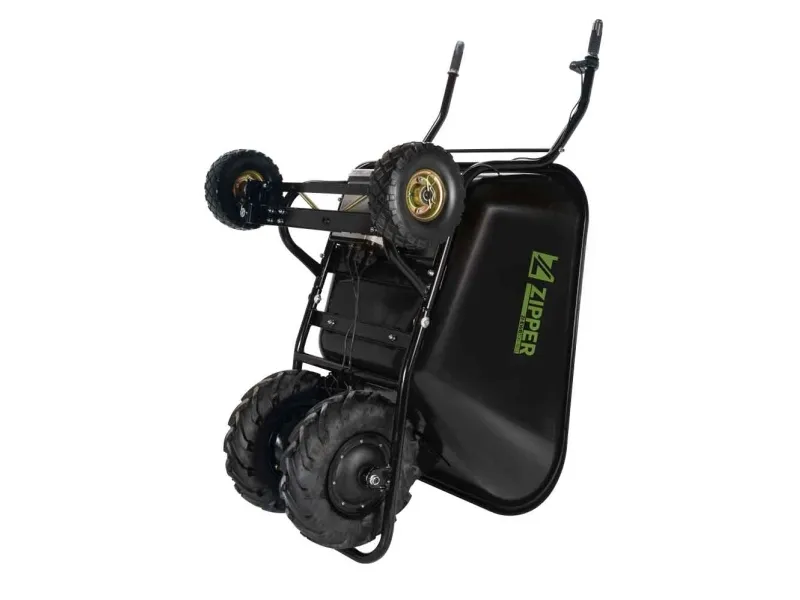 Zipper ZI-EWB300-160L, Electric garden cart, 4 hjul, Sort, 160 L, 300 kg, 1120 mm