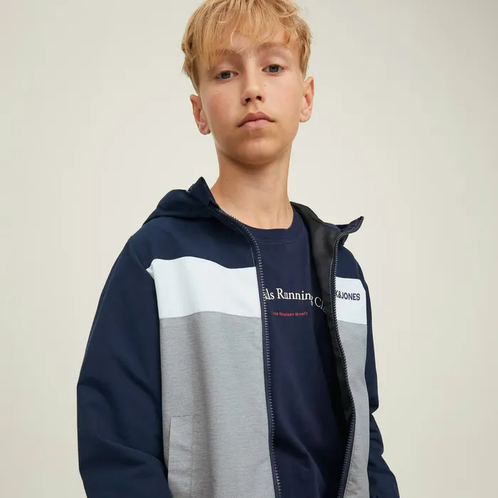 Jack & Jones Essentials Rush Blocking Hooded Bomber Jack Junior
