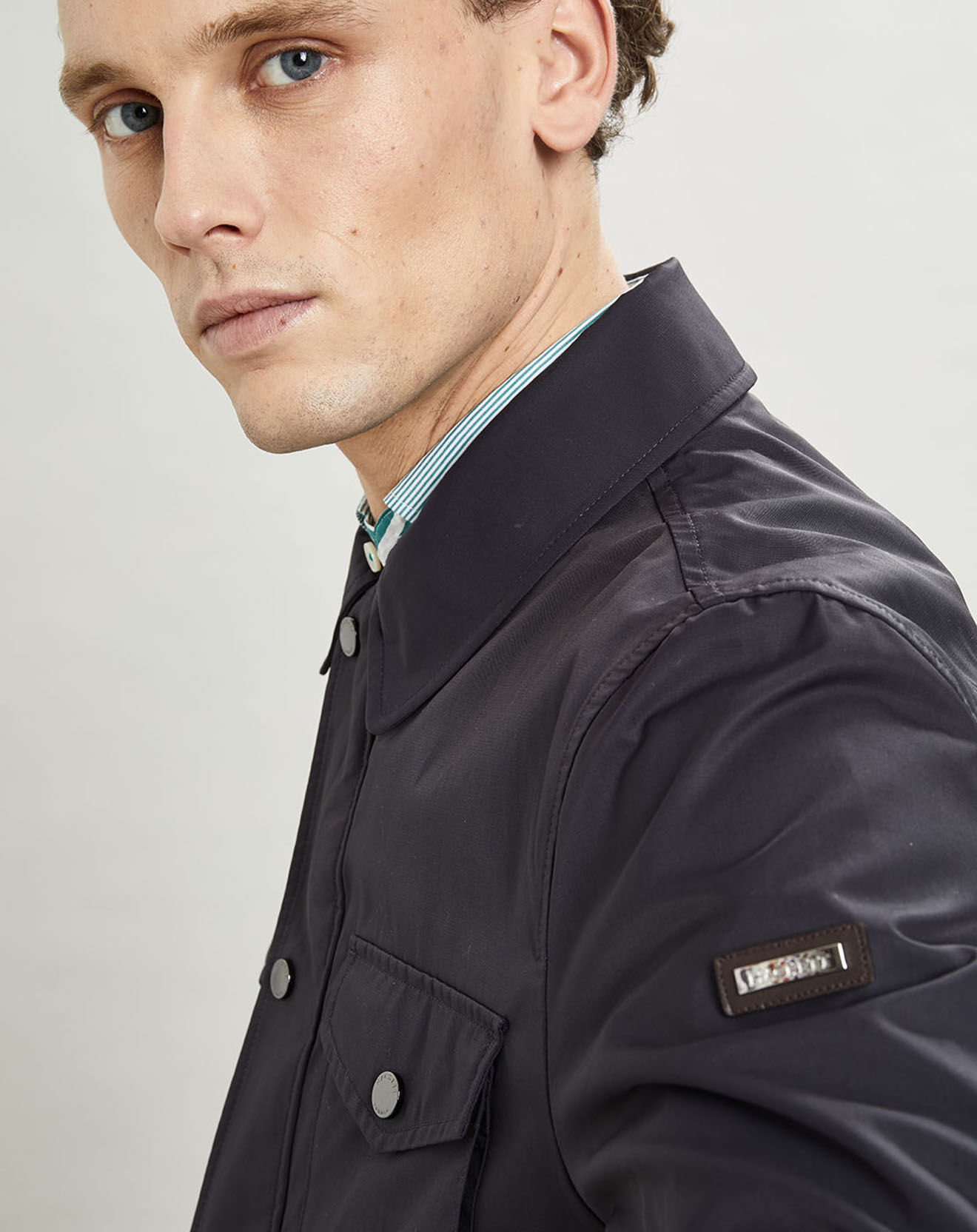Hackett London Parka Light bleu marine