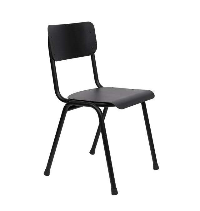 Zuiver Back To School Tuinstoel Zwart