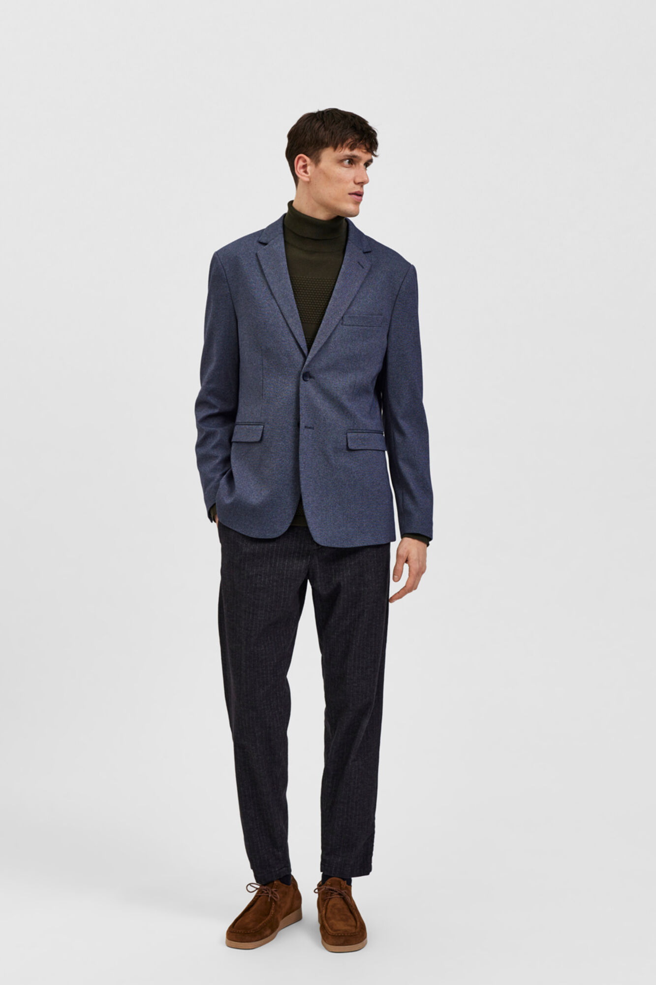 Blazer de homem Slim Fit - Azul