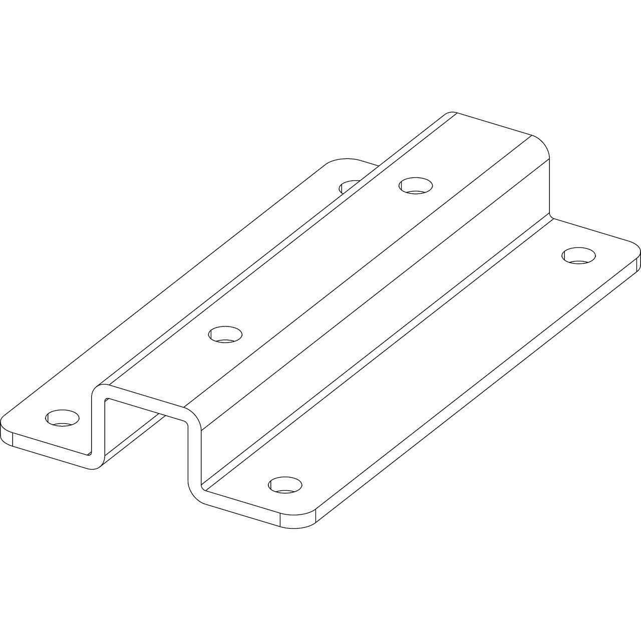 IsoAcoustics V120 50x107 Adapter voor montage van studiomonitor op V120 L/C-Bracket