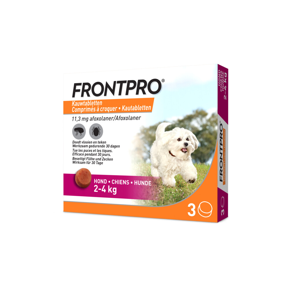 Frontpro Hond S 2-4 kg3 tabletten