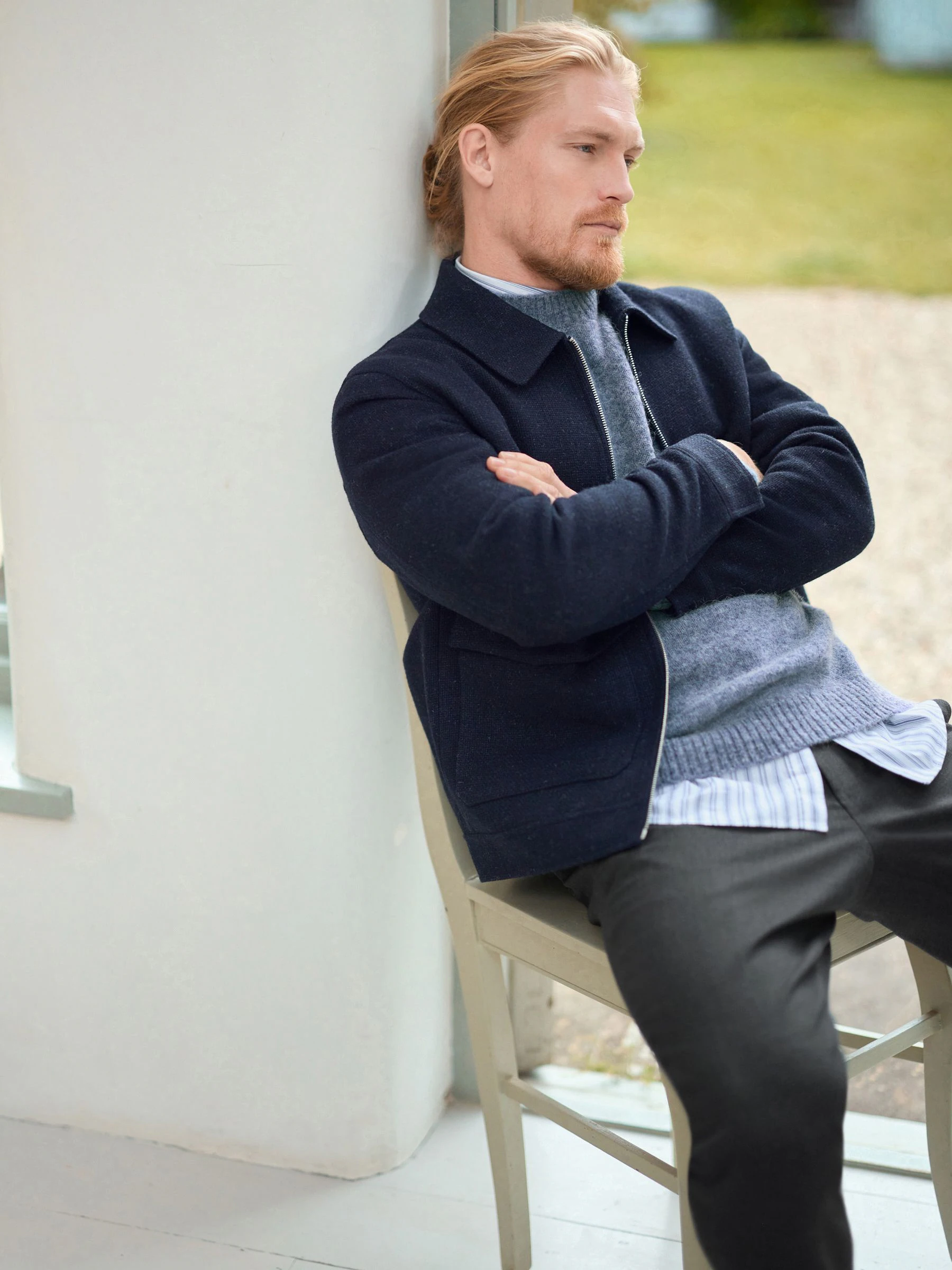 Donkerblauw - Signature 100% Wool Jacket