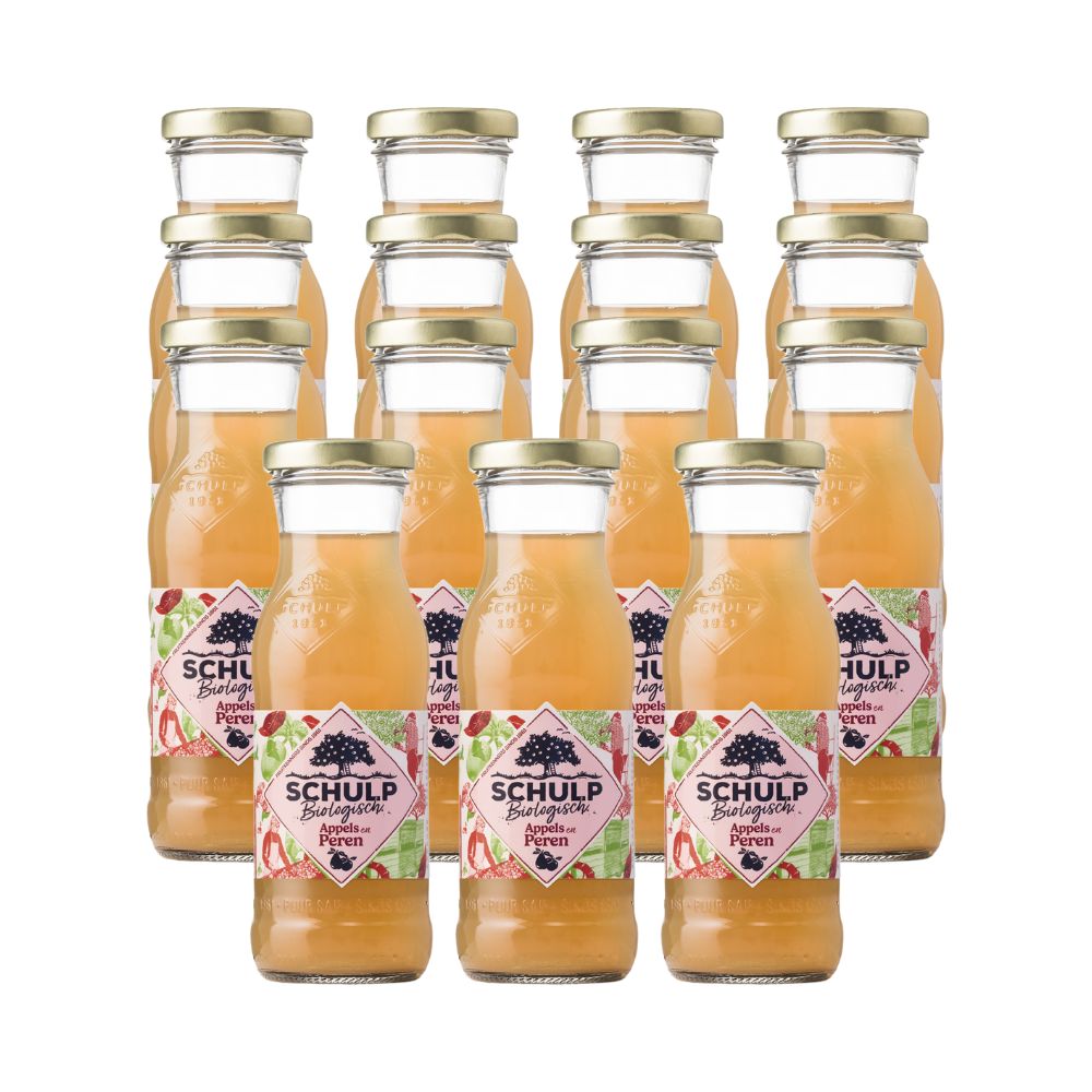 Schulp Appel & Perensap Bio 15 Pack (15 x 200 ml)