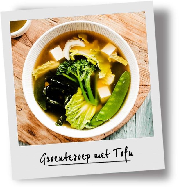 Groentesoep met tofu