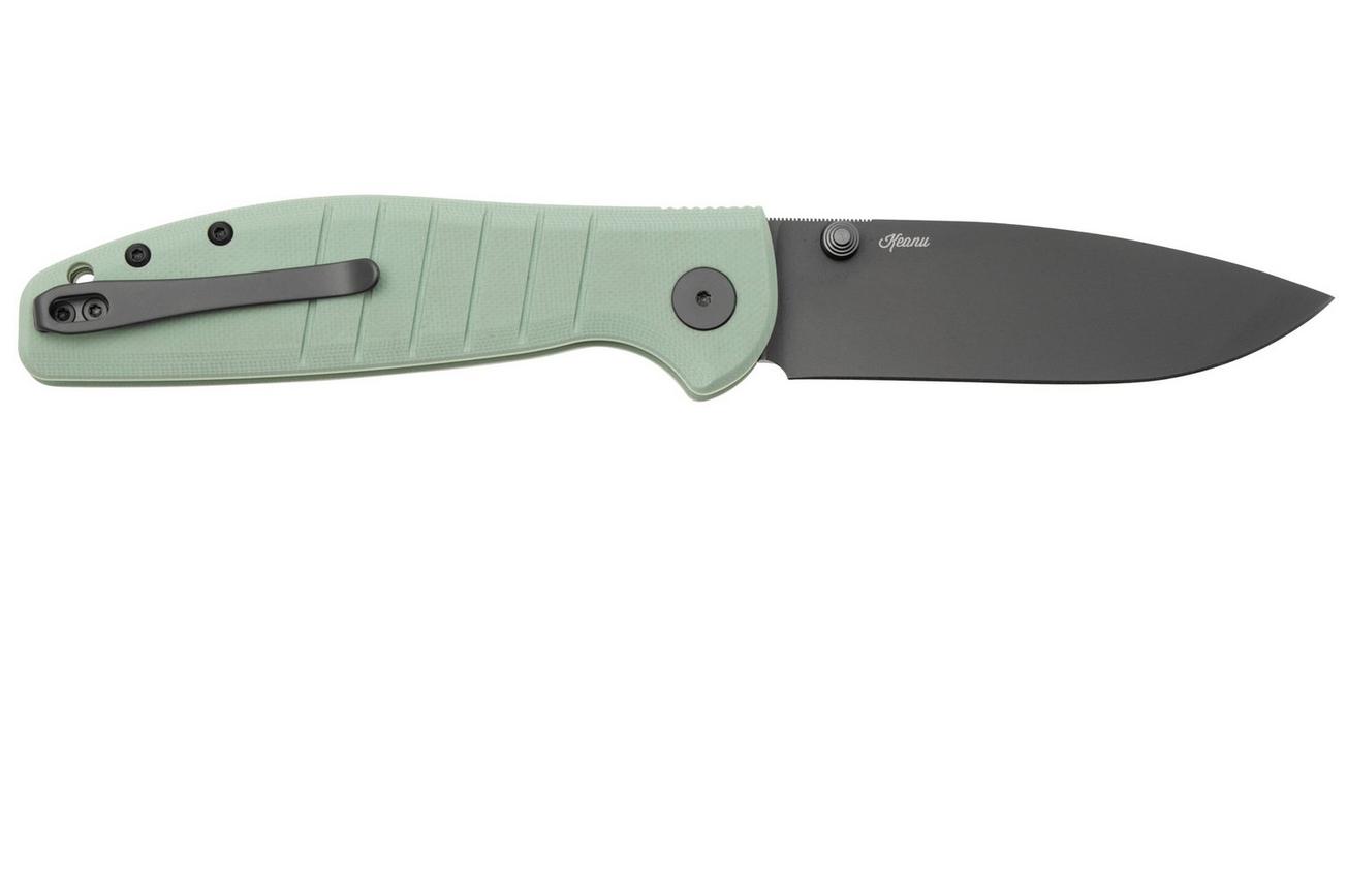 Bestechman Goodboy BMK04D Grey PVD Ice Cream Blue G10, zakmes