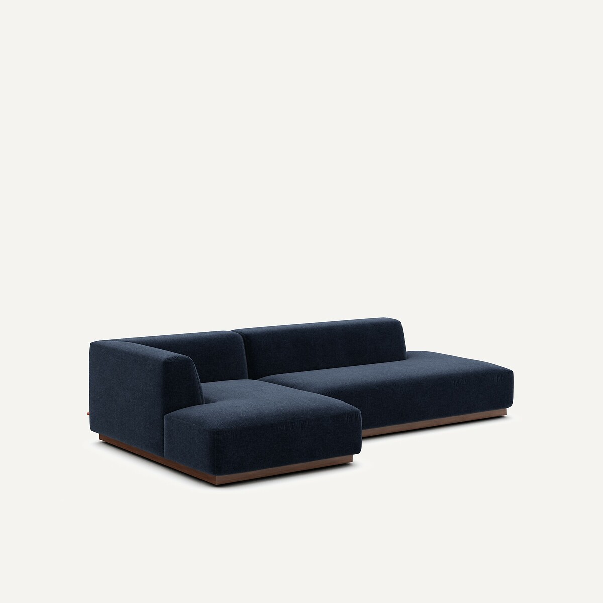 AM.PM<br>Sofá de canto esquerdo XL em veludo chenille, Jacopo
