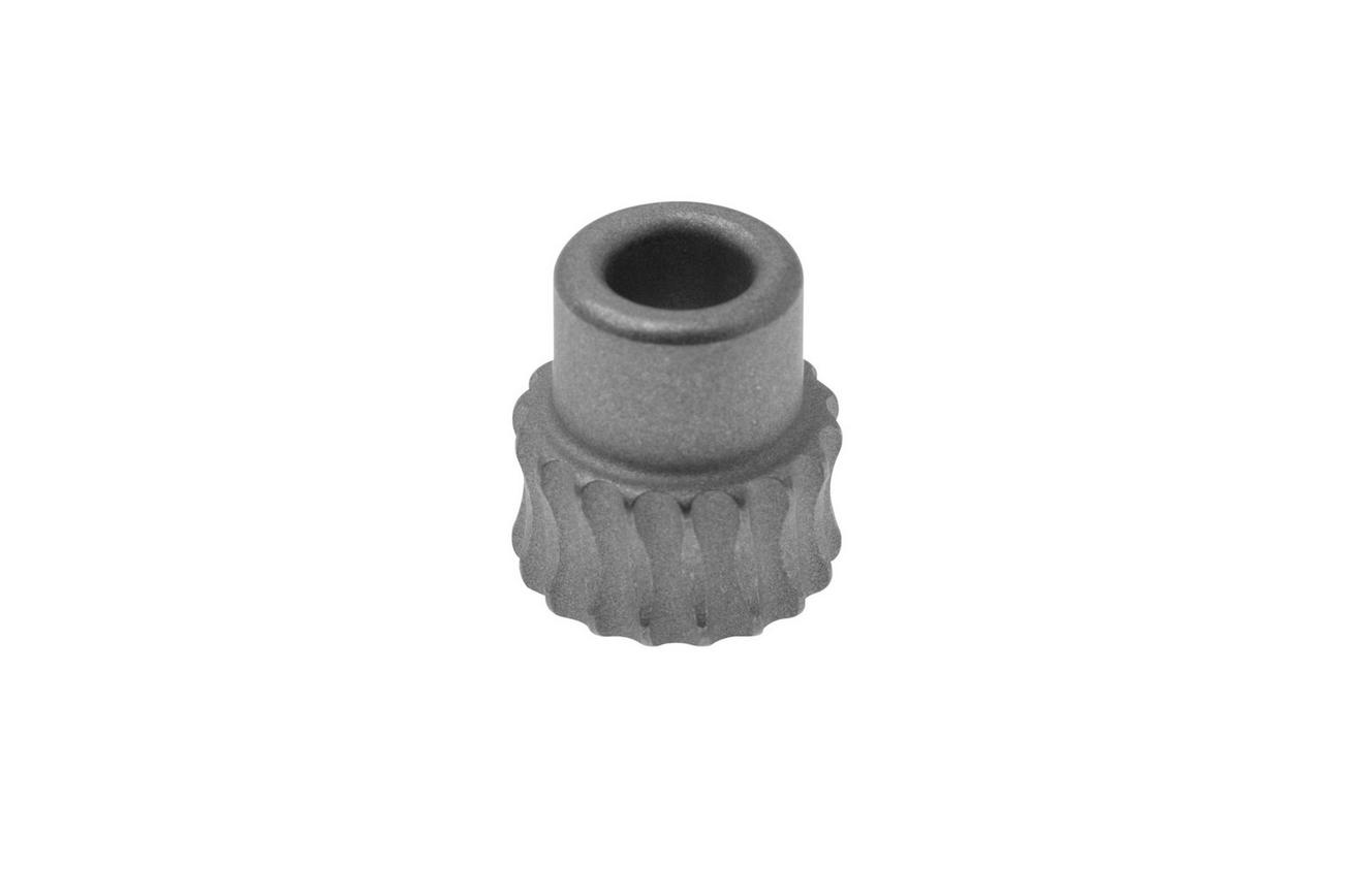 Daily Customs Simple Bead Twisted Concave Titanium, grijs