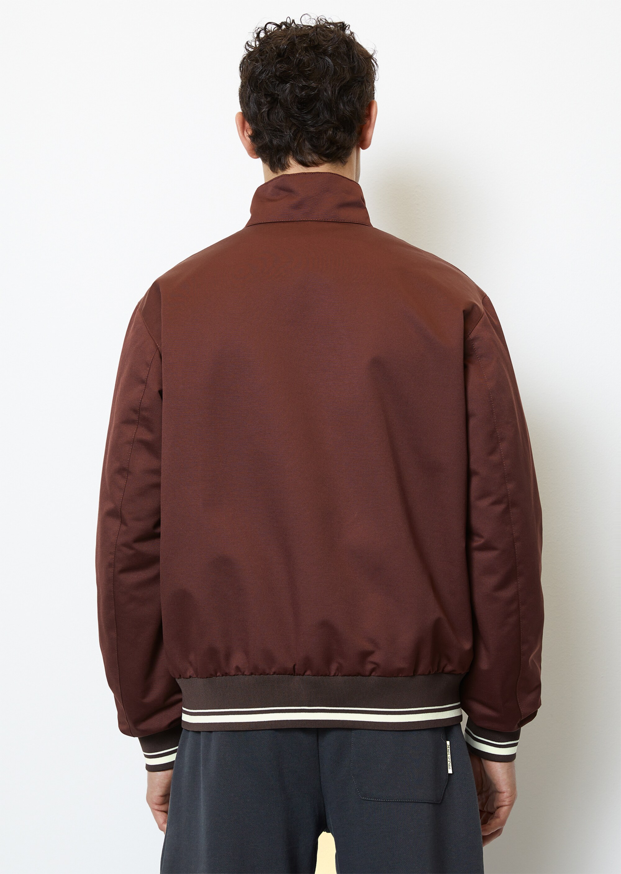 Blouson-Jacke regular mit Biker-Kragen