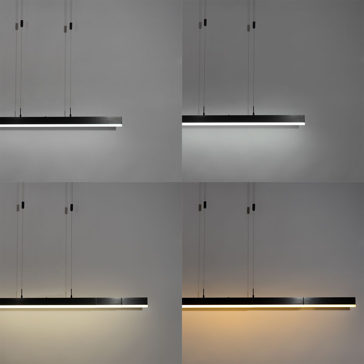Moderne verstelbare hanglamp zwart incl. LED dimbaar - Lamba