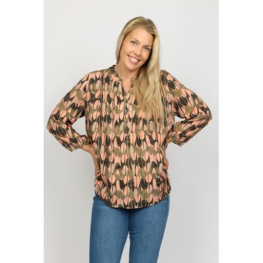 2-Biz Lui Bluse, Melon, L