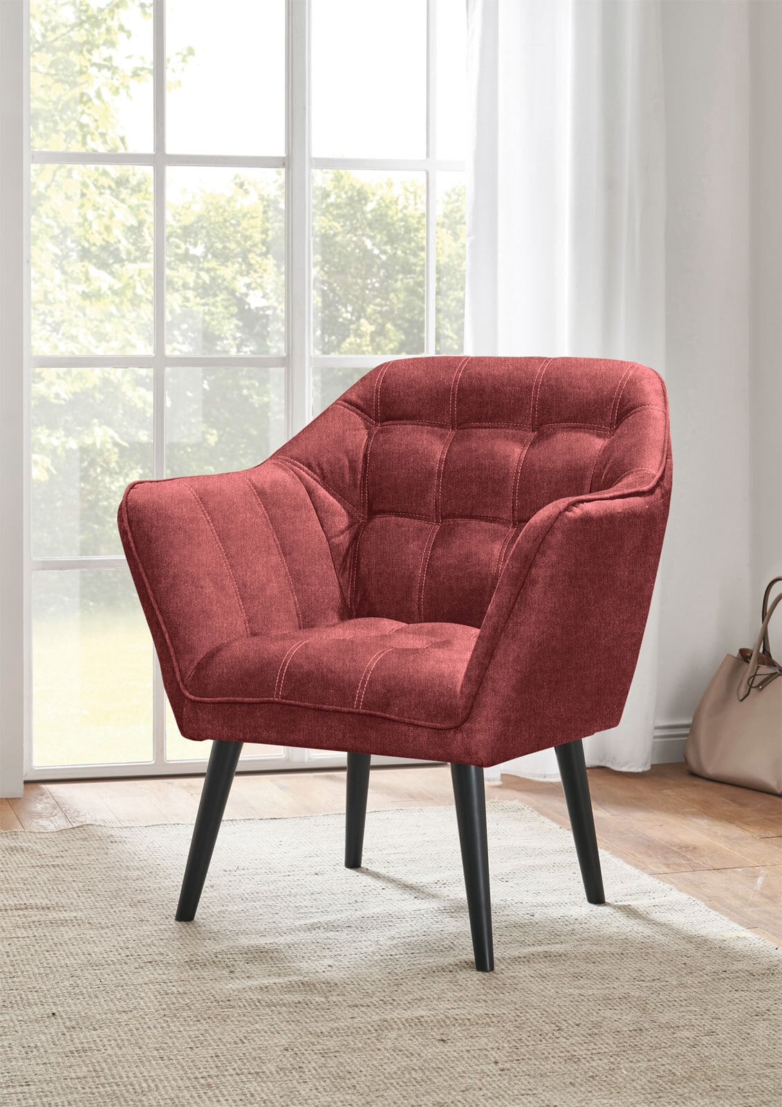 Sessel CHLOE berryrot