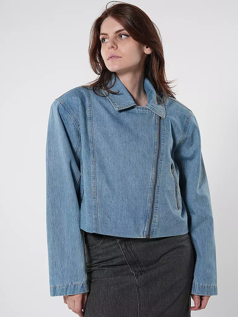 DESIGNERS REMIX Jeansjacke MILES BIKER blau
