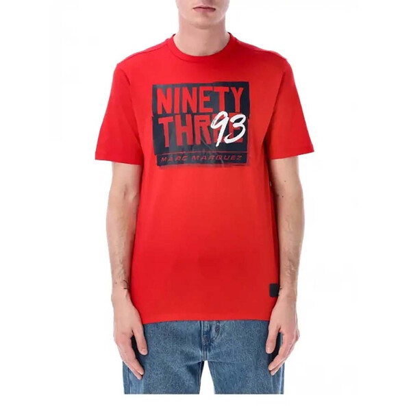 marc marquez - T-shirt Ninety Three 93 Rouge