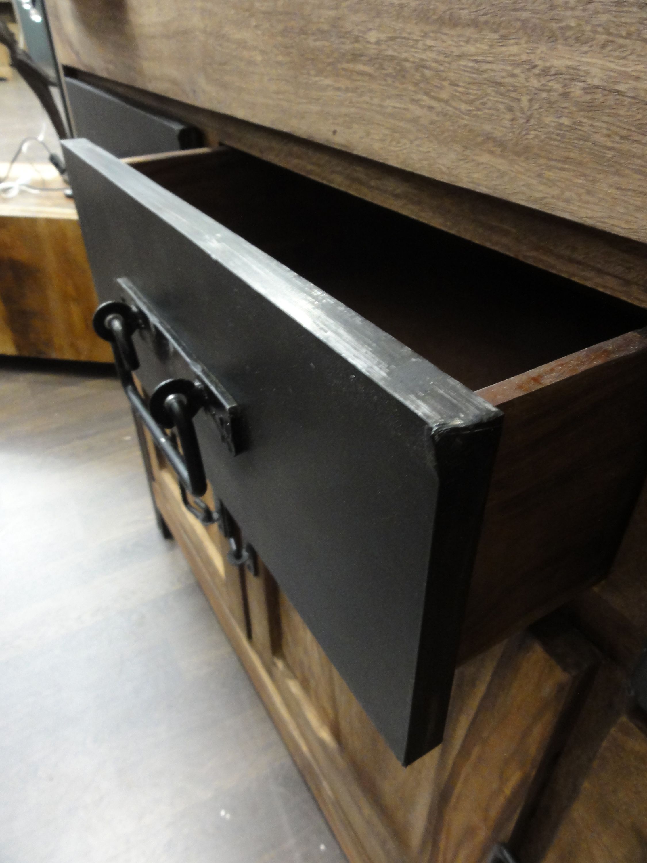 Kommode PANAMA Akazie Schubladenschrank Sideboard Wohnzimmer Esszimmer Schrank