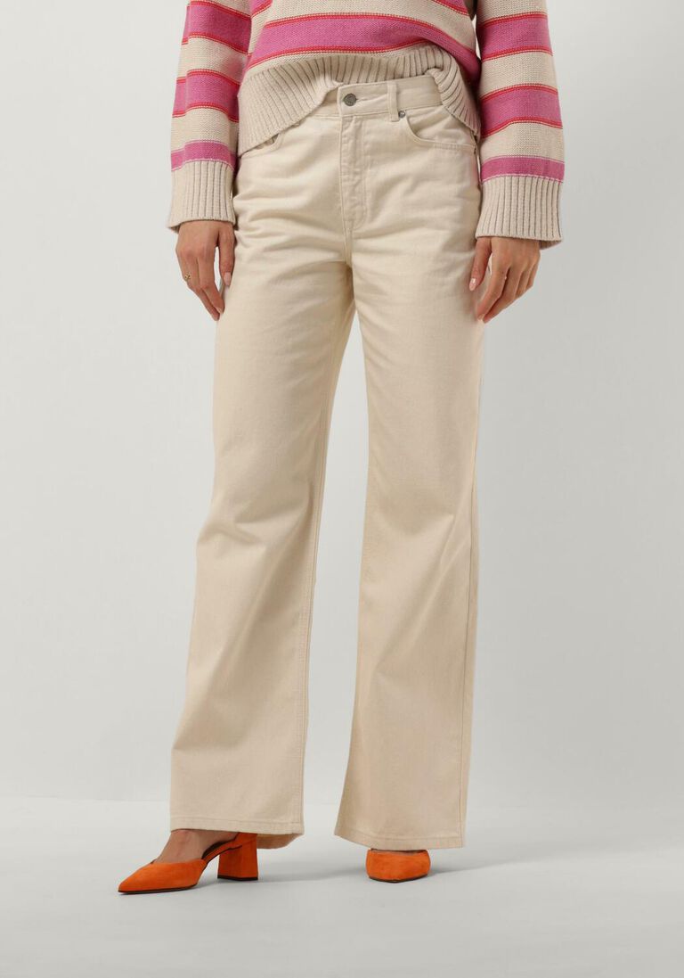 SELECTED FEMME witte selected femme wide jeans slfalice-tiana hw work white wide jeans