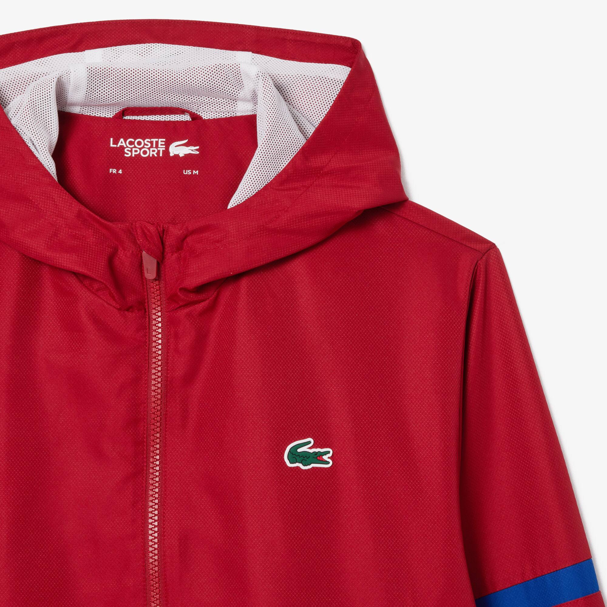 Tennis-Trainingsjacke mit Logostreifen Jacken & Mäntel - Rot - Lacoste - Herren