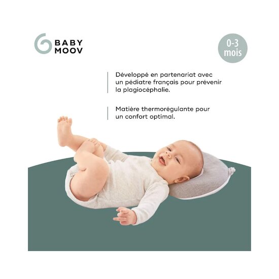Coussin cale tête Cosyhead fresh   smokey        de               Babymoov
