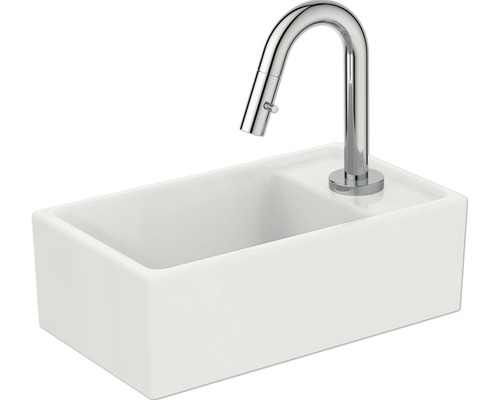 Ideal Standard i.life S wastafel 37 x 21 cm wit chroom glanzend E2129AA