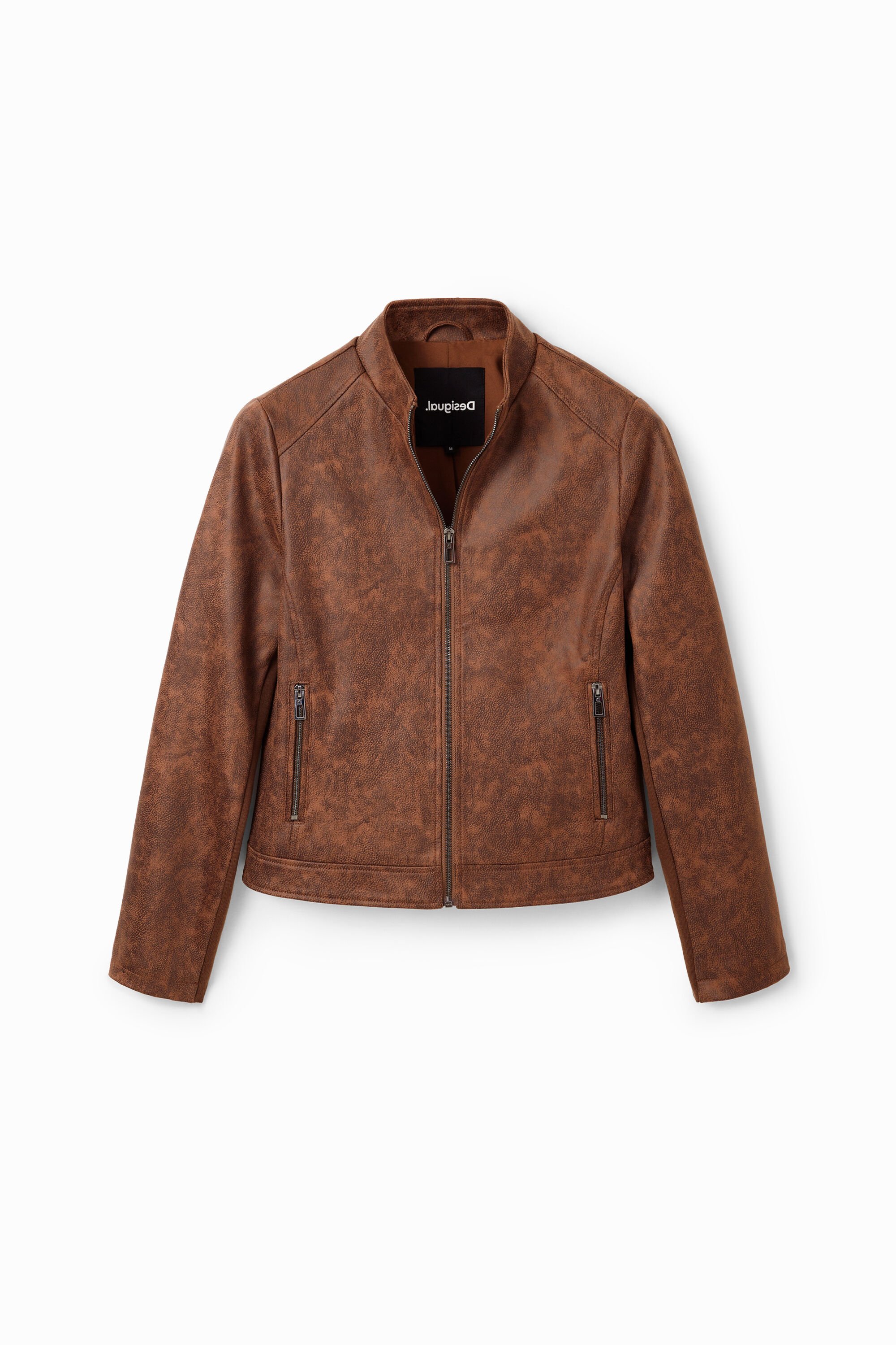 Veste motard ajustée