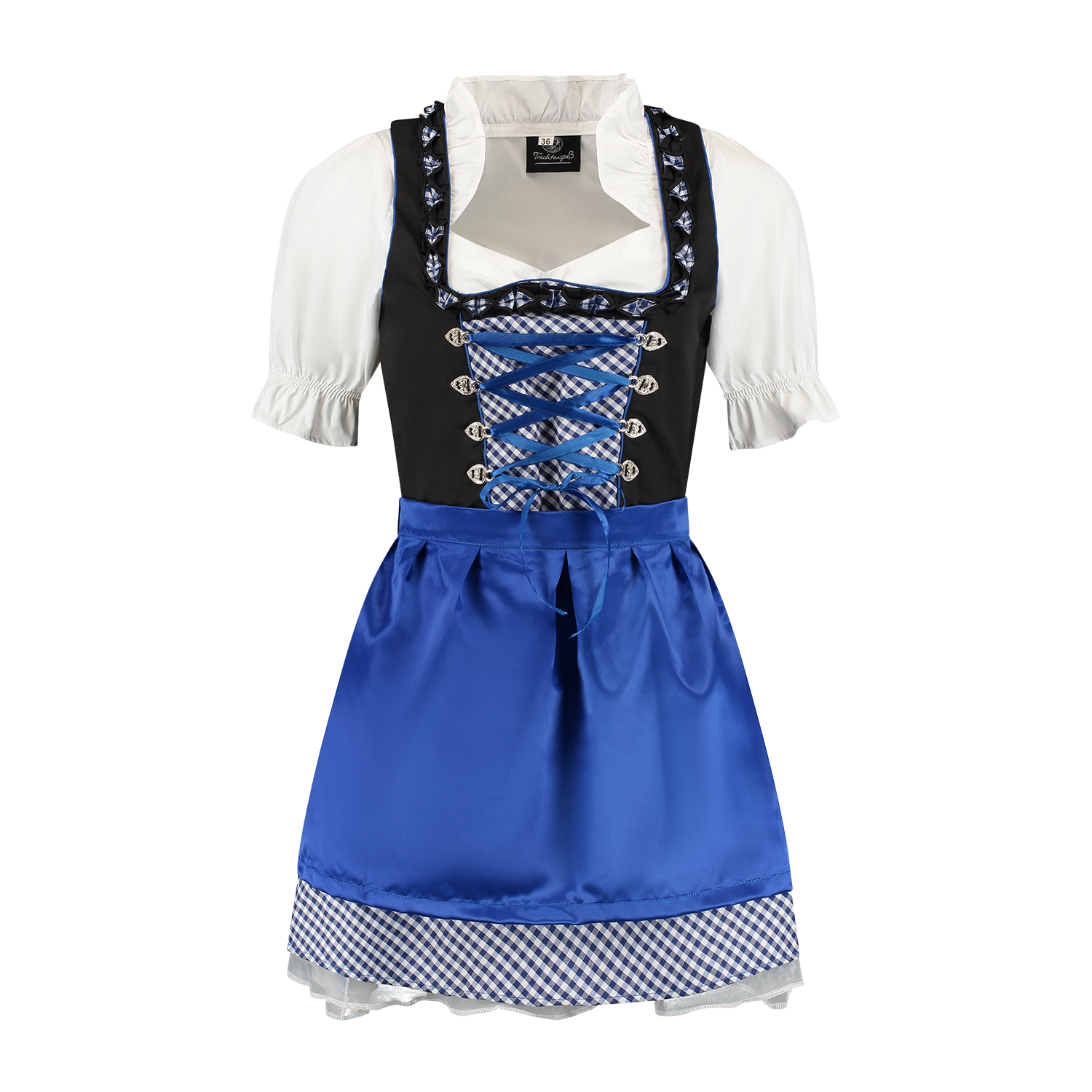 Oktoberfest Dirndl Jurk Oktoberfest Rood Wit Dames Geruit