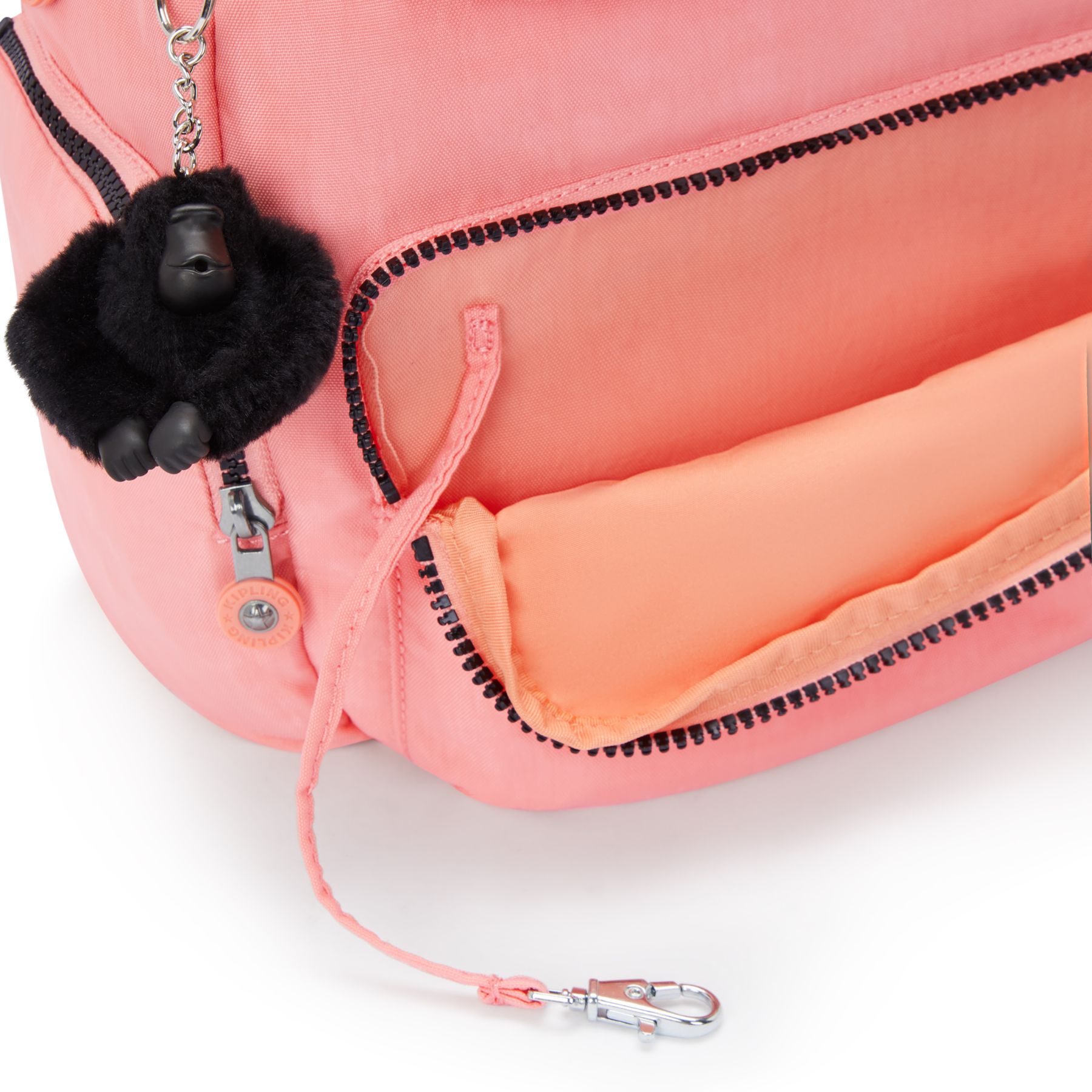 CITY ZIP S  Petit sac à dos avec bretelles ajustables - Peach Peace